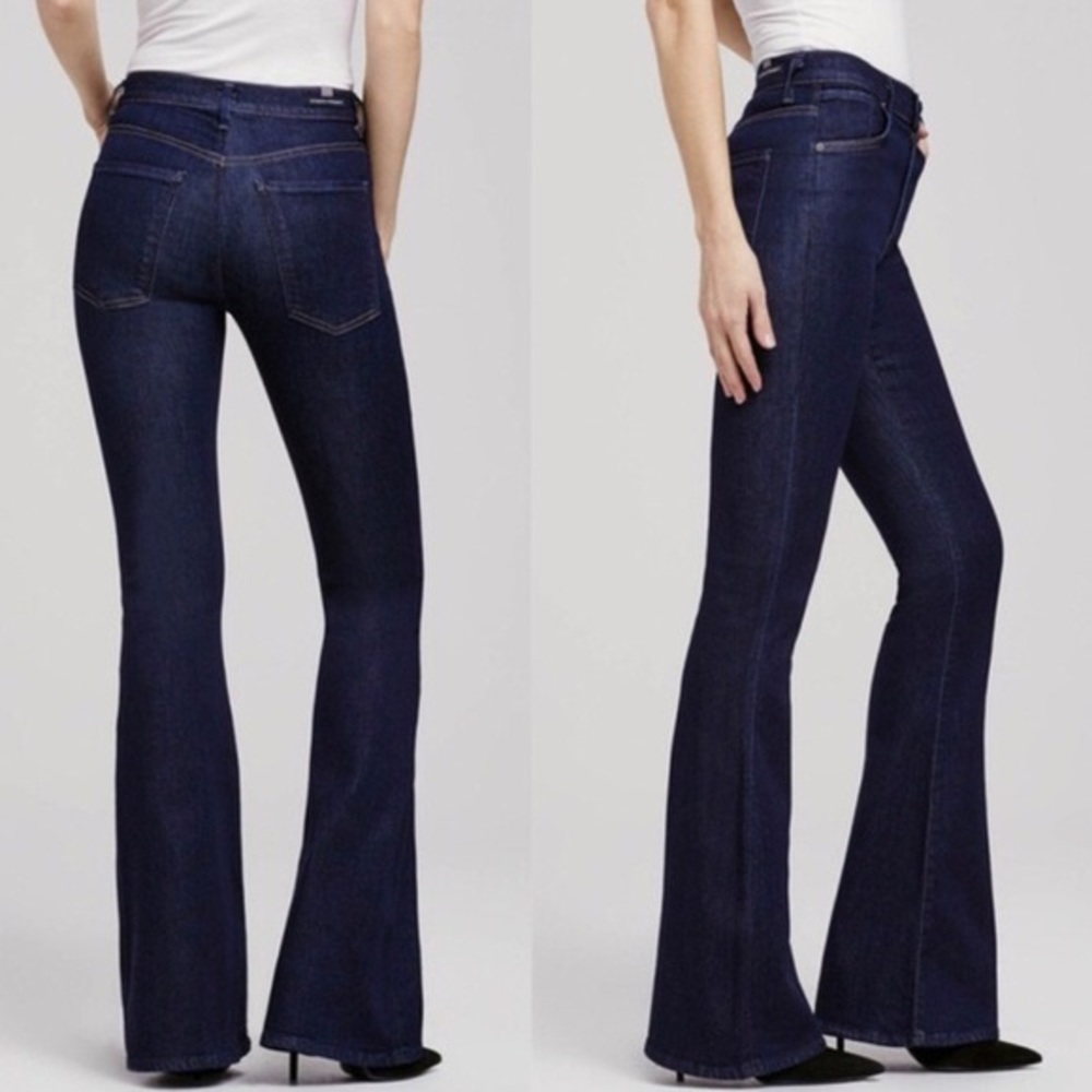 Citizens of Humanity High Rise Fleetwood Flare Jeans Dark Wash Size 25